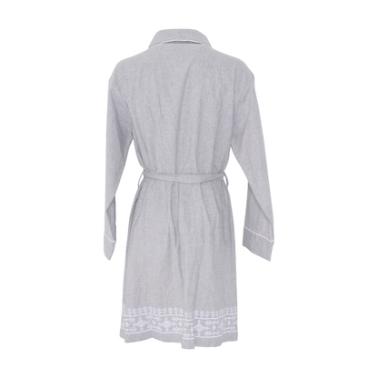Gray Solid Robe