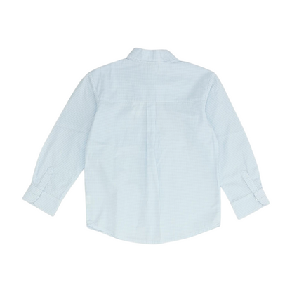 Blue Check Long Sleeve Button Down