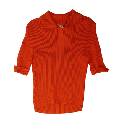Orange Pullover Sweater