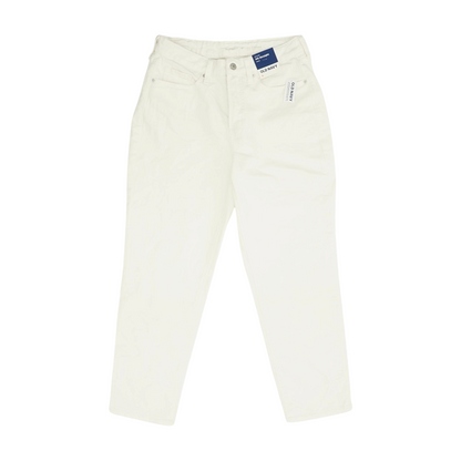White Straight Jeans