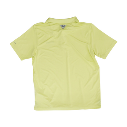 Green Solid Short Sleeve Polo