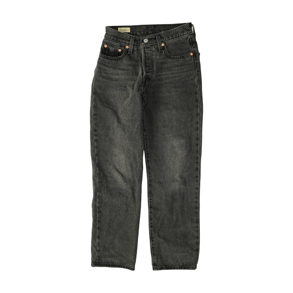 501 Black Straight Jeans