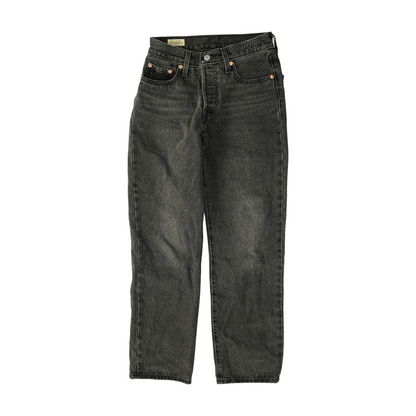 501 Black Straight Jeans