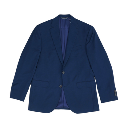 Navy Check Suit Jacket