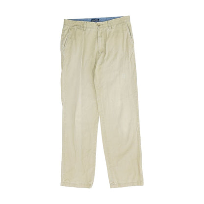 Khaki Solid Chino Pants