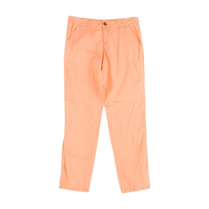 Coral Solid Chino Pants