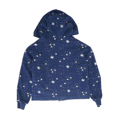 Navy Print Jacket