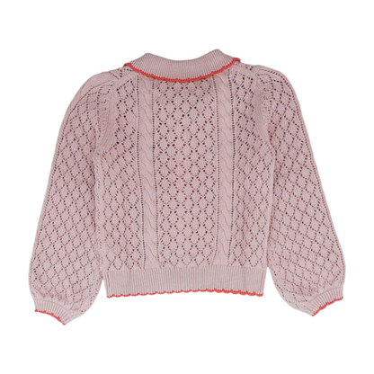 Pink Cardigan Sweater