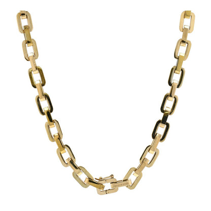Gold Tone Supra Link Necklace