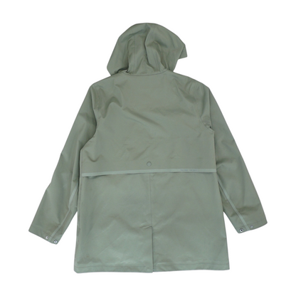 Olive Solid Rain Jacket