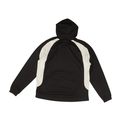 Black Color Block Hoodie Pullover