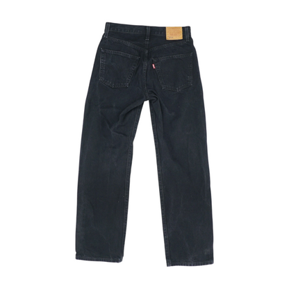 501 Black Straight Jeans