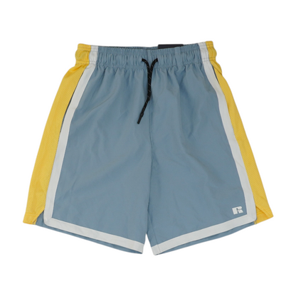 Gray Color Block Active Shorts