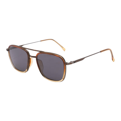 Brown SUN-ES-HSL Aviator Sunglasses