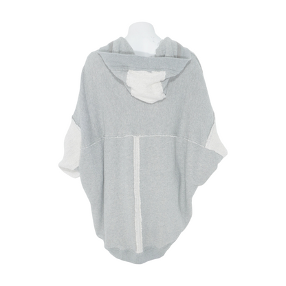 Gray Polka Dot Cardigan Sweater