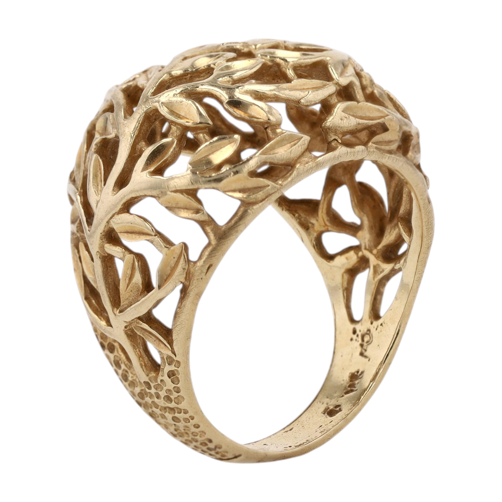 14K Yellow Gold Fashion Ring