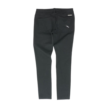 Black Solid Chino Pants