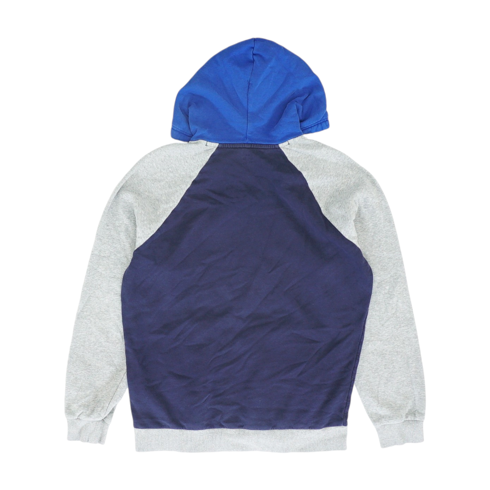 Navy Color Block Hoodie Pullover