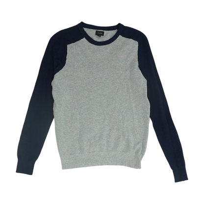 Gray Color Block T-Shirt