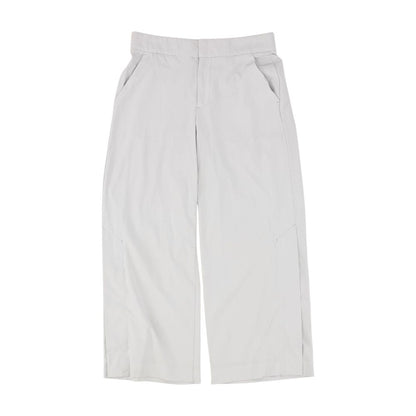 Gray Solid Active Pants