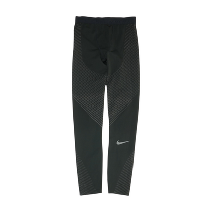Black Abstract Active Leggings