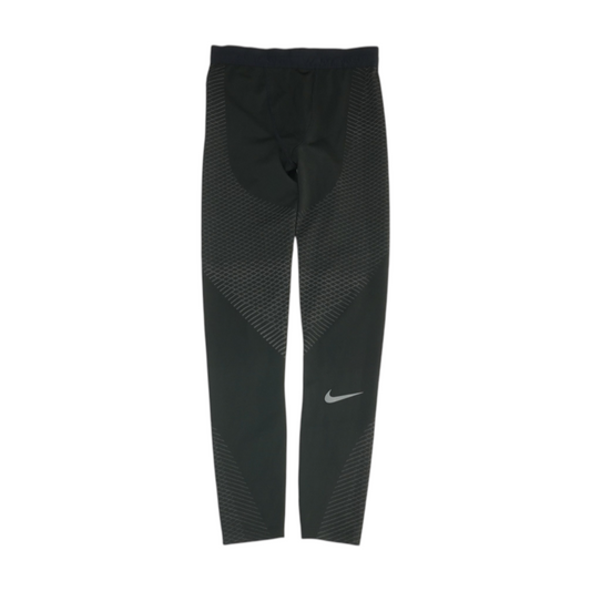 Black Abstract Active Leggings