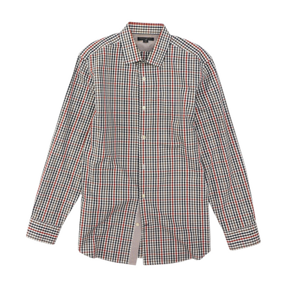 Multi Check Long Sleeve Button Down