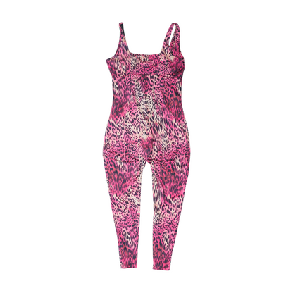 Pink Plus Animal Print Jumpsuit