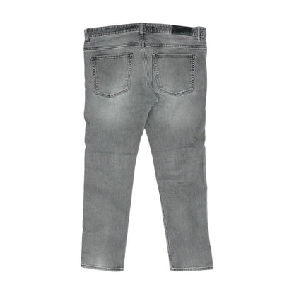 Gray Straight Jeans