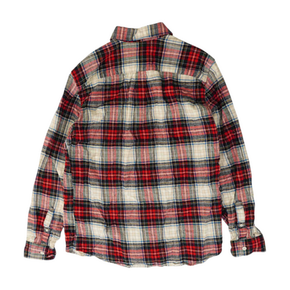 Multi Plaid Flannel Button Down