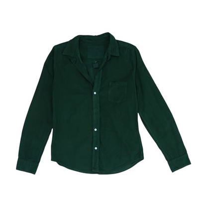 Green Button Down