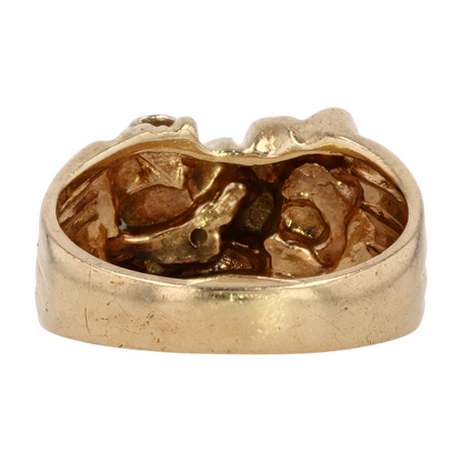 1/10 ctw 10K Yellow Gold Diamond Fashion Ring