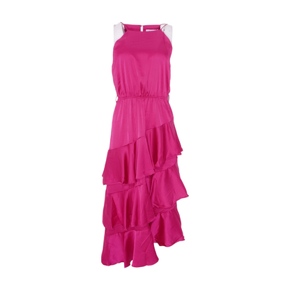 Magenta Midi Dress