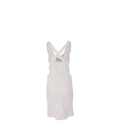 Vintage Cream Midi Dress