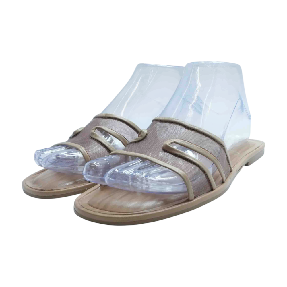 Dolce Vita Beige Flat Sandals – Image 4