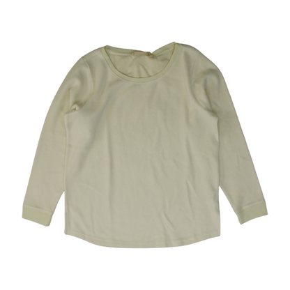 Ivory Solid Pajama Top
