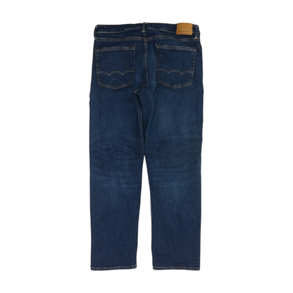 Navy Straight Jeans