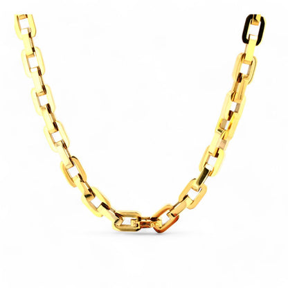 Gold Tone Supra Link Necklace