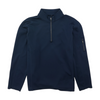 Navy Solid 1/4 Zip Pullover