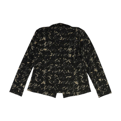 Black Graphic Blazer