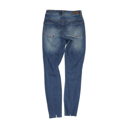 Blue Solid Jeans