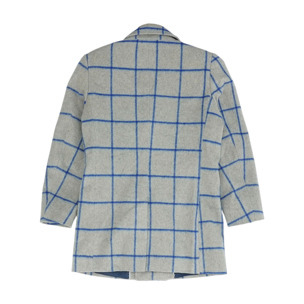 Elie Balleh Gray Check Coat – Image 2