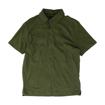 Green Solid Short Sleeve Polo