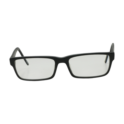 Black Tanner Rectangle Prescription Eyewear