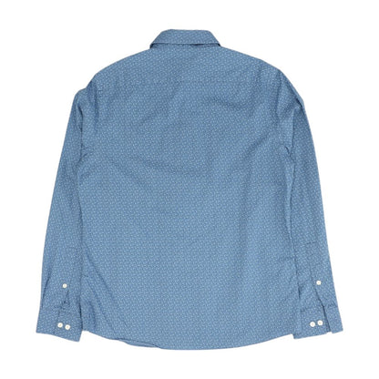 Blue Misc Long Sleeve Button Down