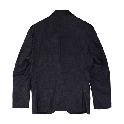 Blue Print Suit Jacket