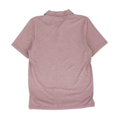 Red Striped Short Sleeve Polo