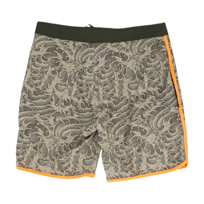 Green Graphic Swim Bottom