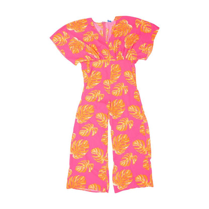 Pink Floral Jumpsuit