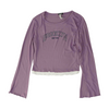 Purple Cropped Blouse